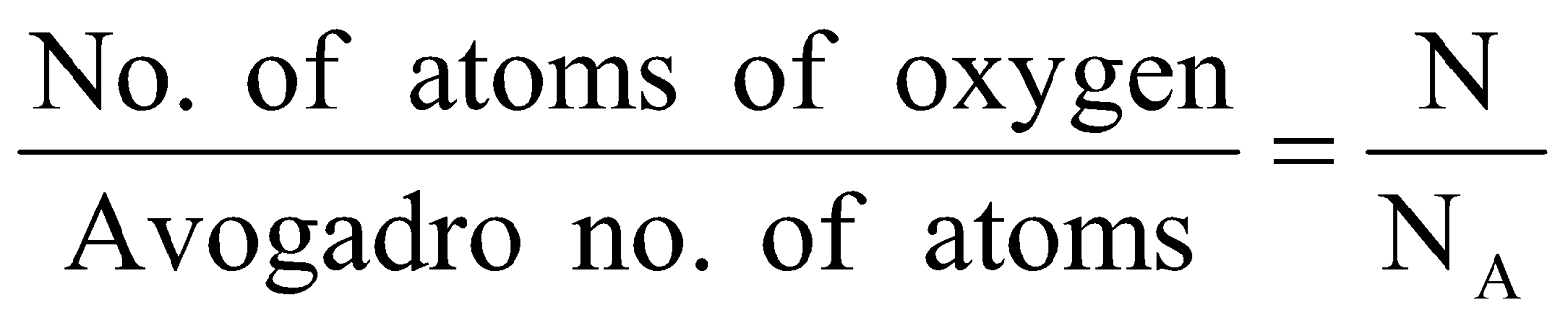 Important Formula of Atom and Molecules 