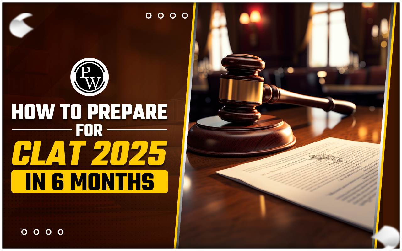 How to Prepare for CLAT 2025 in 6 Months? Study Plan for CLAT 2025