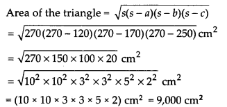 NCERT Solutions for Class 9 Maths Chapter-12 Heron’s Formula/Q5