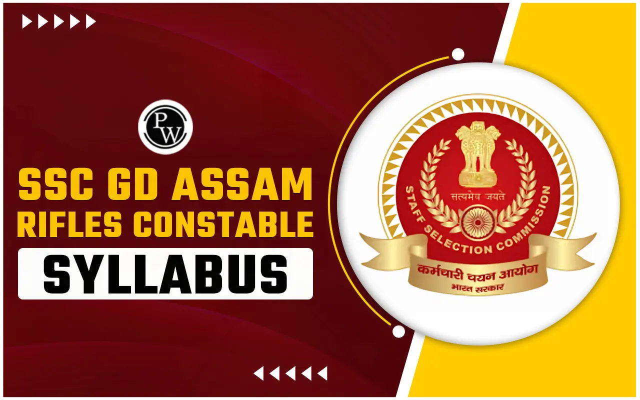 SSC GD Assam Rifles Constable Syllabus
