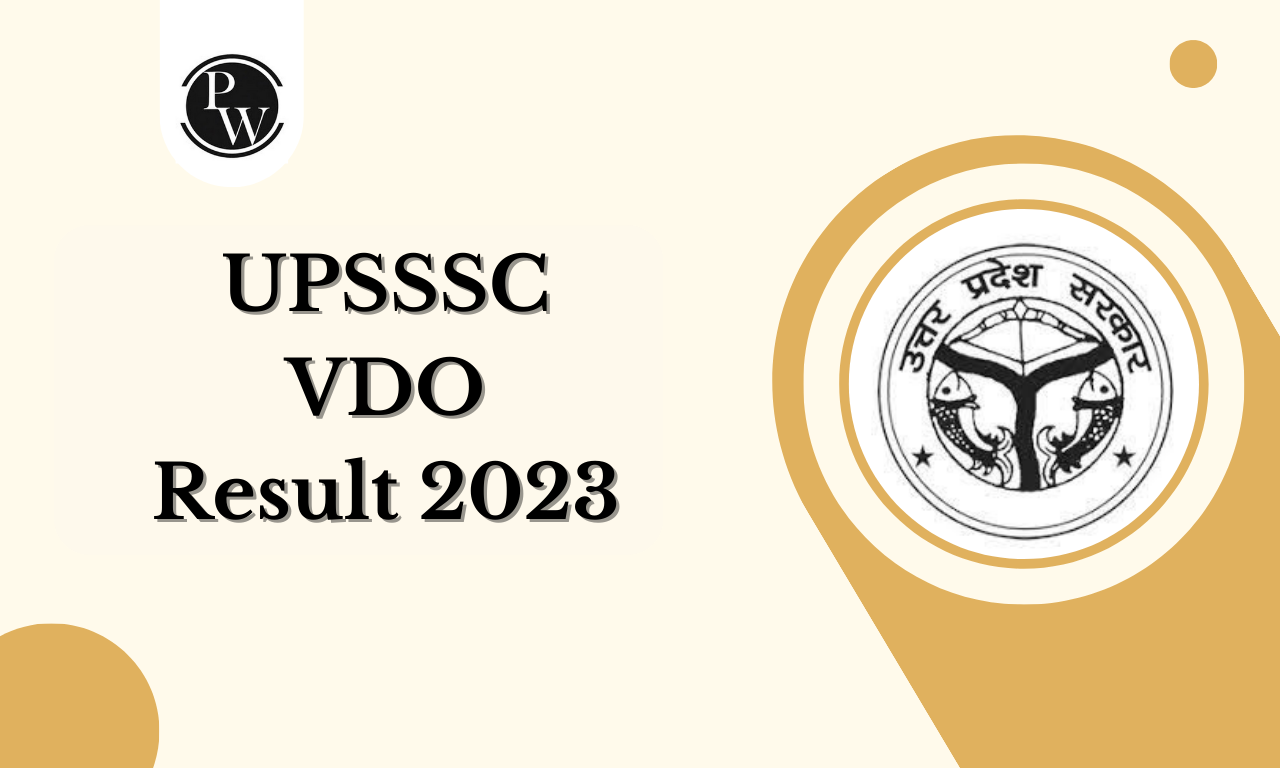 UPSSSC VDO Result 2023