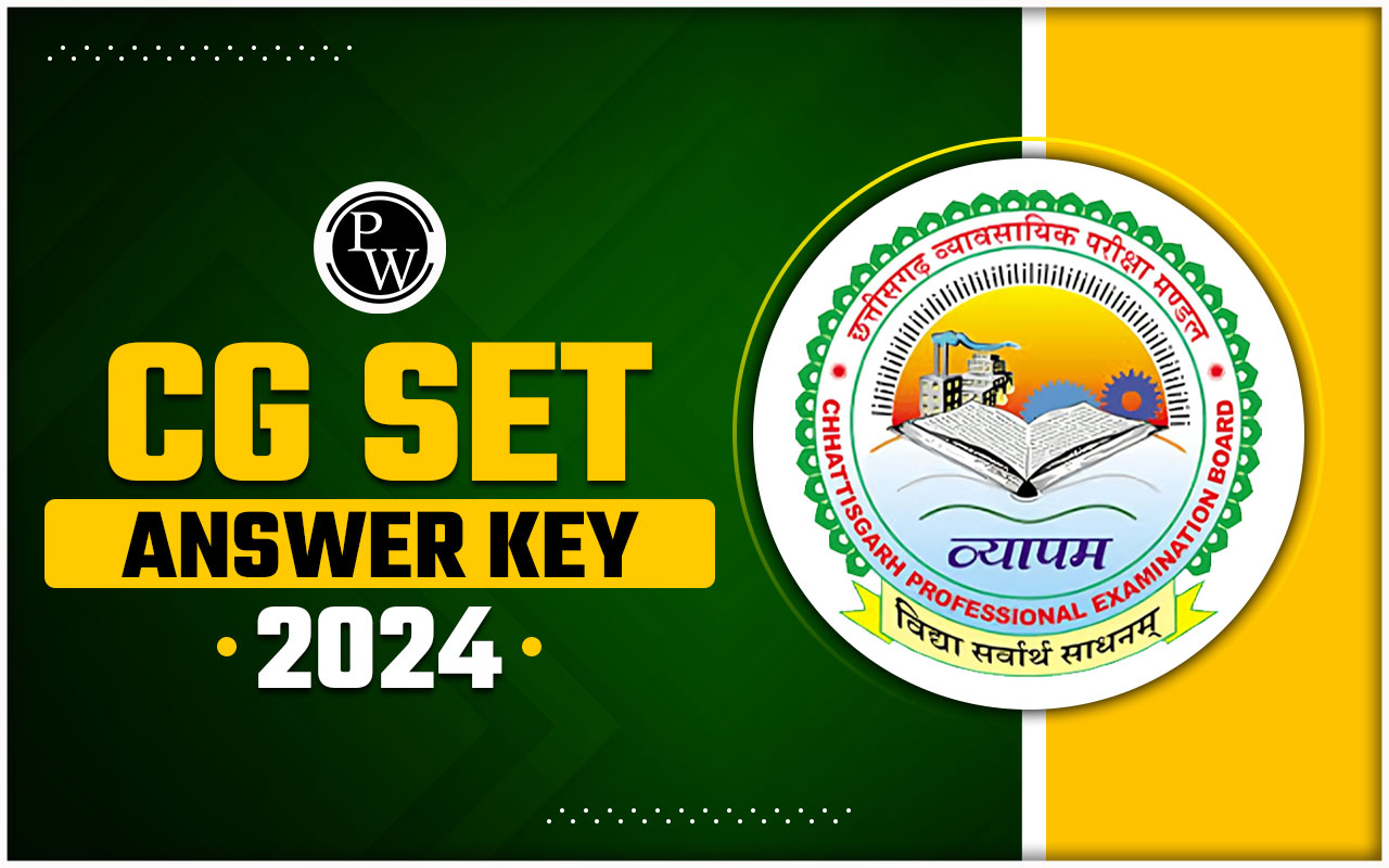 CG SET Answer Key 2024