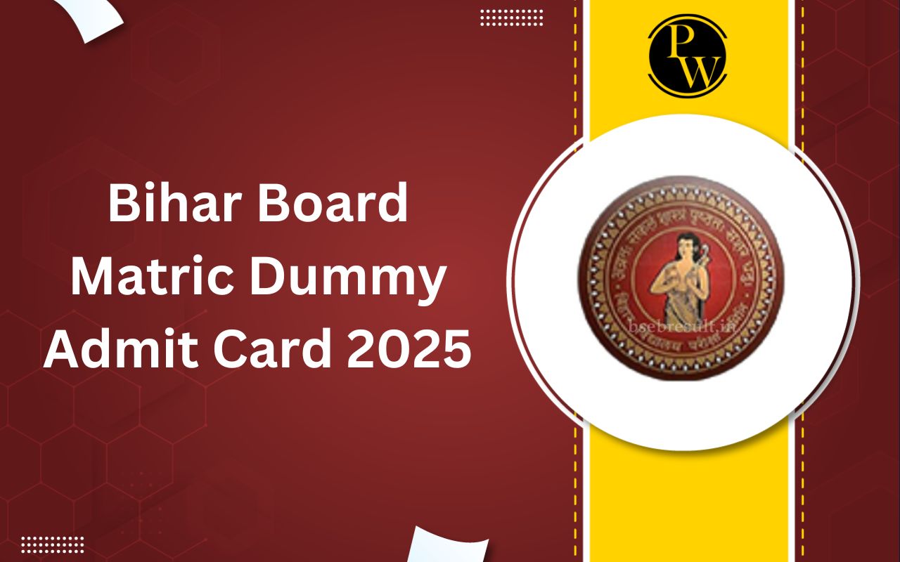 Bihar Board Matric Dummy Admit Card 2025