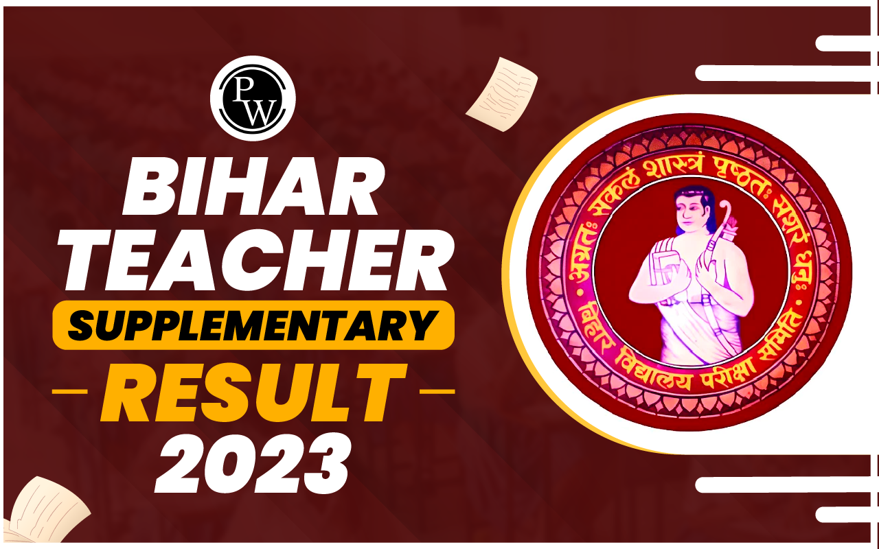 Bihar Teacher Supplementary Result 2023