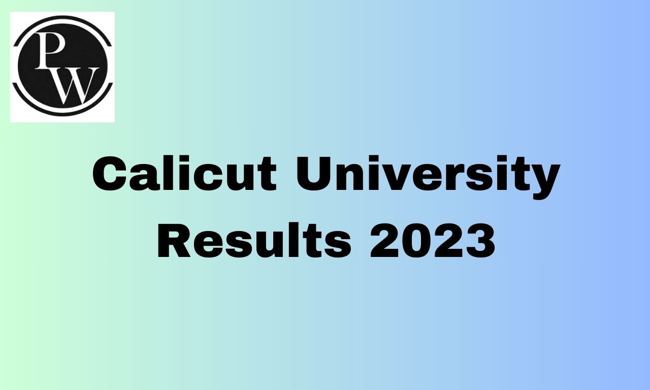Calicut University Results 2023