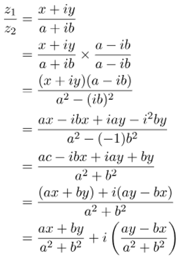 Dividing Two Complex Numbers