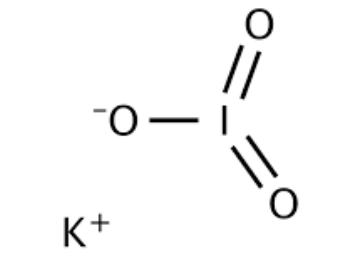 Potassium Iodate Formula Charge