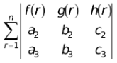 Properties of Determinants