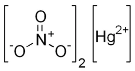 Mercury II Nitrate Formula Structure 