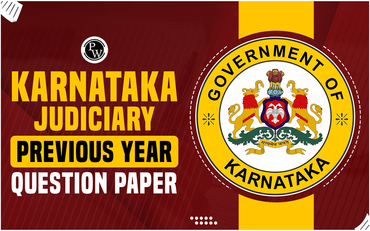 Karnataka Judiciary Previous Year Question Paper 2024