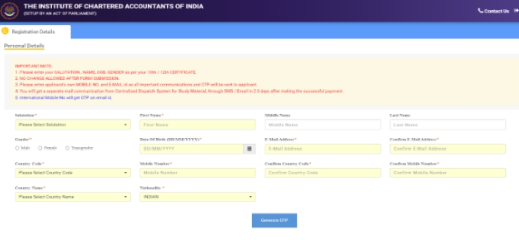 CA Direct Entry Scheme After CA Graduation