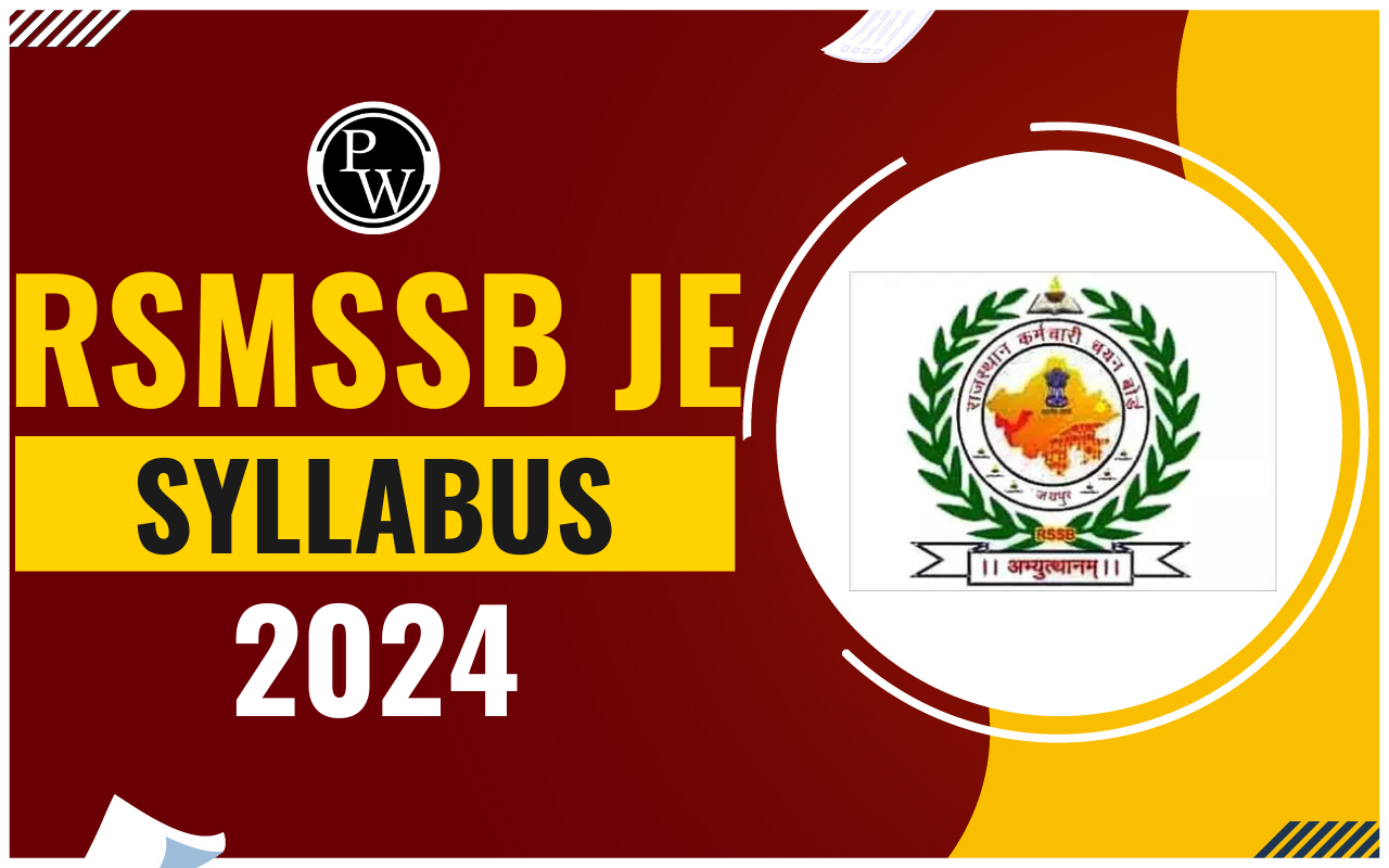 RSMSSB JE Syllabus 2024