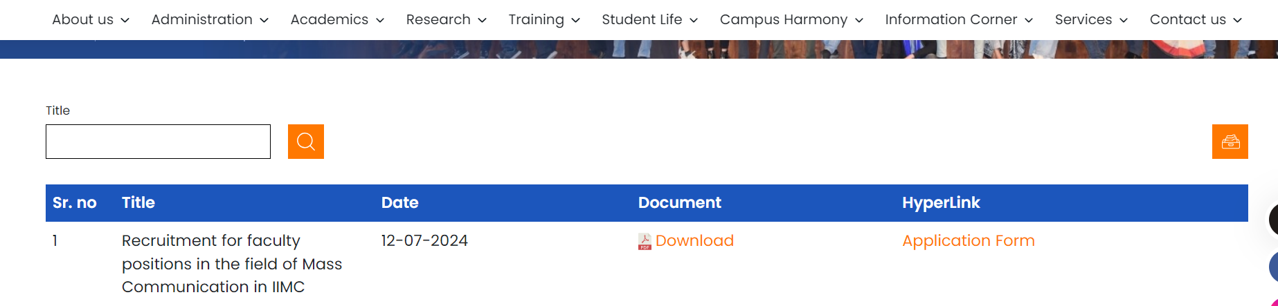 IIMC Delhi Assistant Professor Recruitment 2024