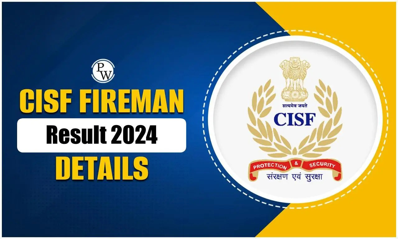 CISF Fireman Result 2024