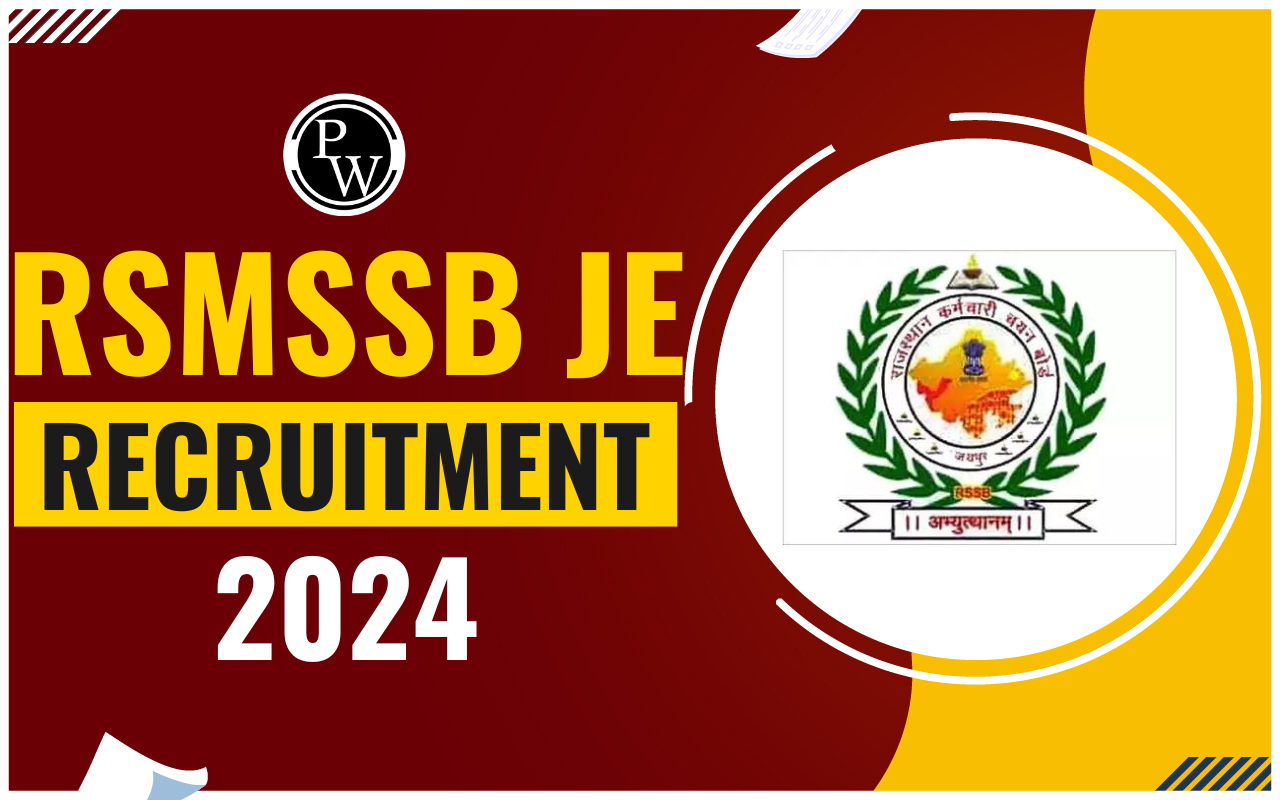 RSMSSB JE Recruitment 2024