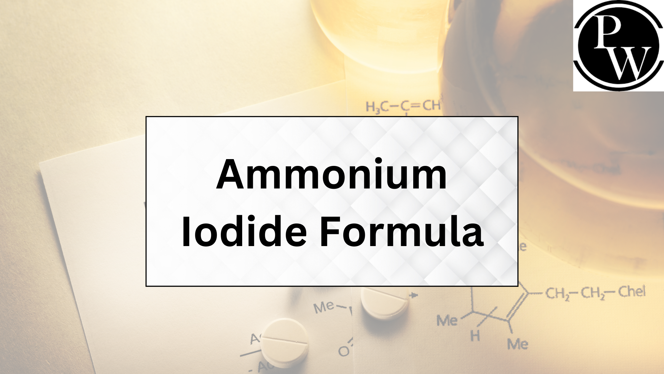 Ammonium Iodide Formula