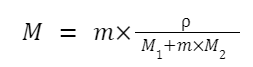 Relation between Molarity (M) and Molality (m)