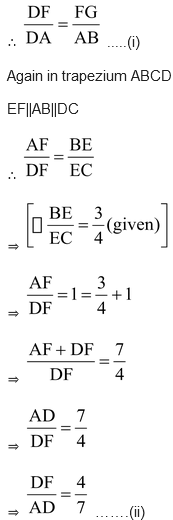 Basic Proportionality Theorem (Thales Theorem)