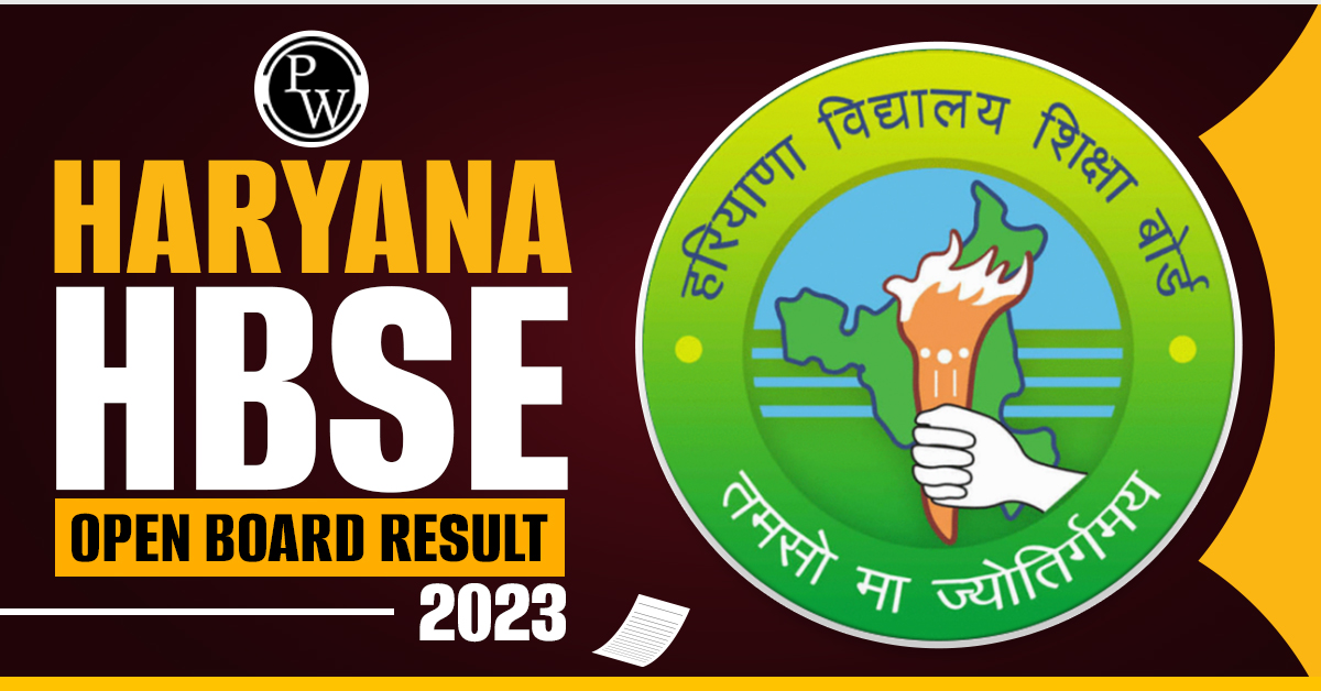 Haryana HBSE Open Board Result 2023