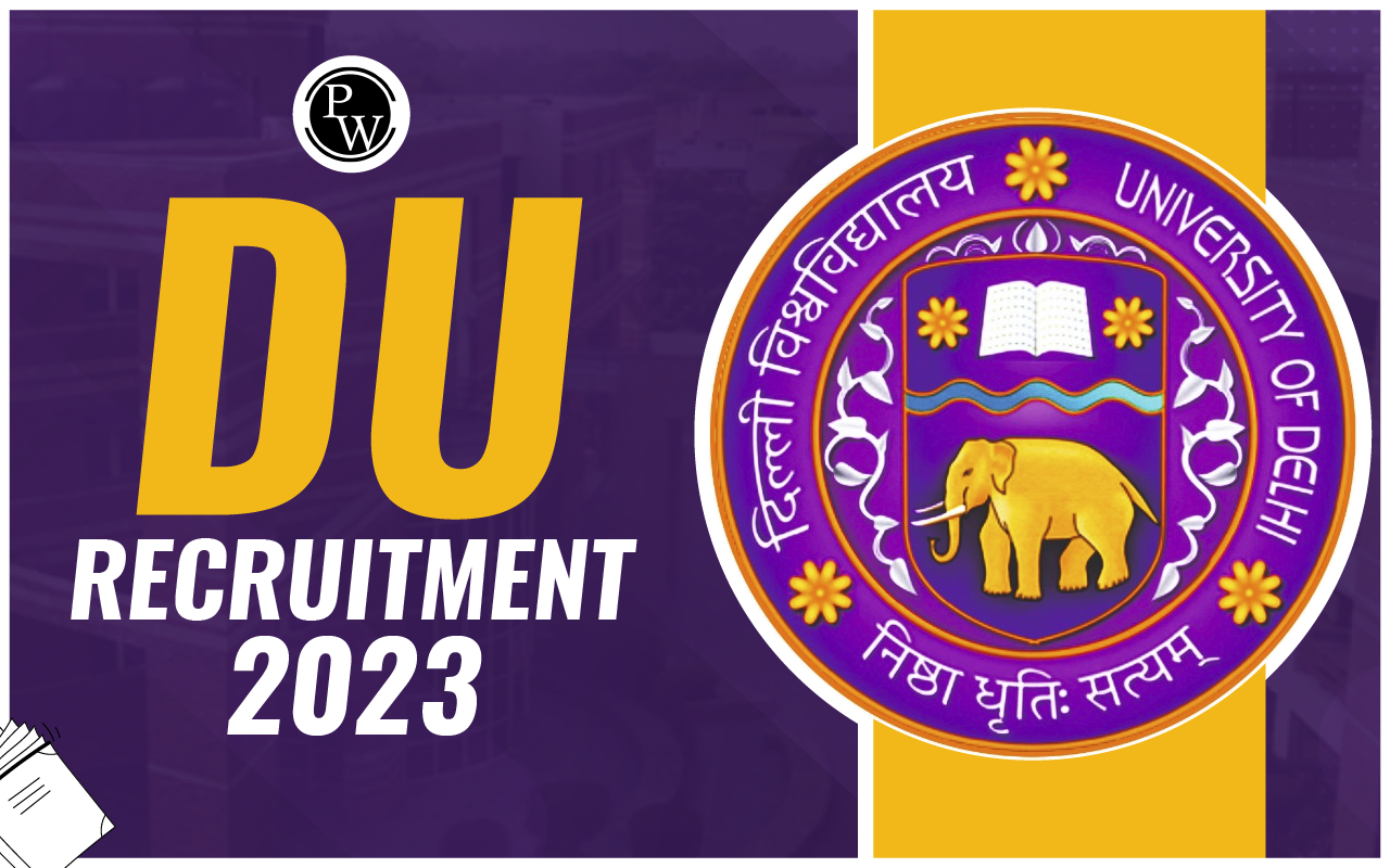 Delhi University Recruitment 2023