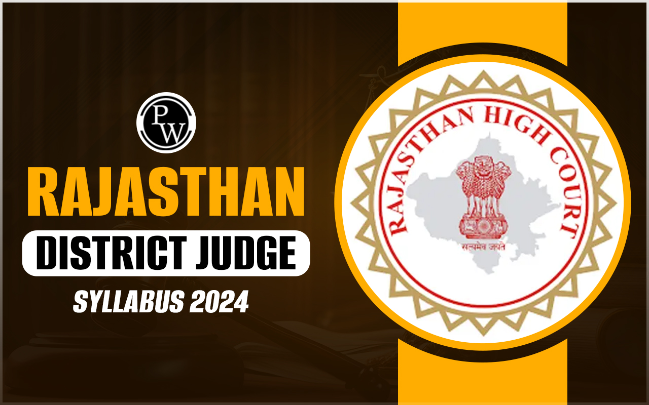 Rajasthan District Judge Syllabus 2024