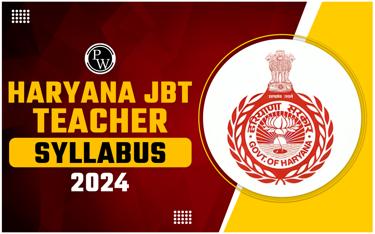 Haryana JBT Teacher Syllabus 2024