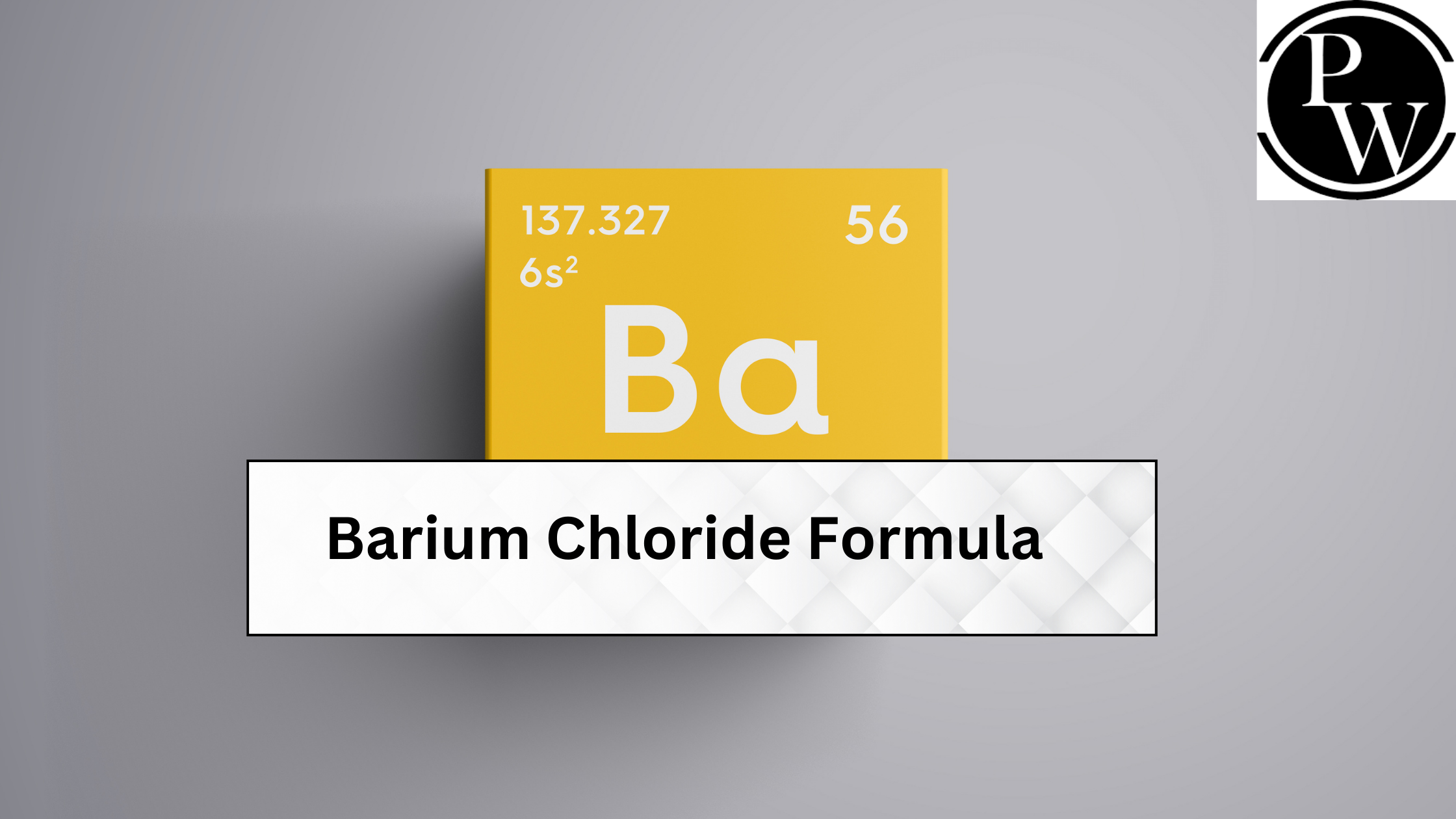 Barium Chloride Formula