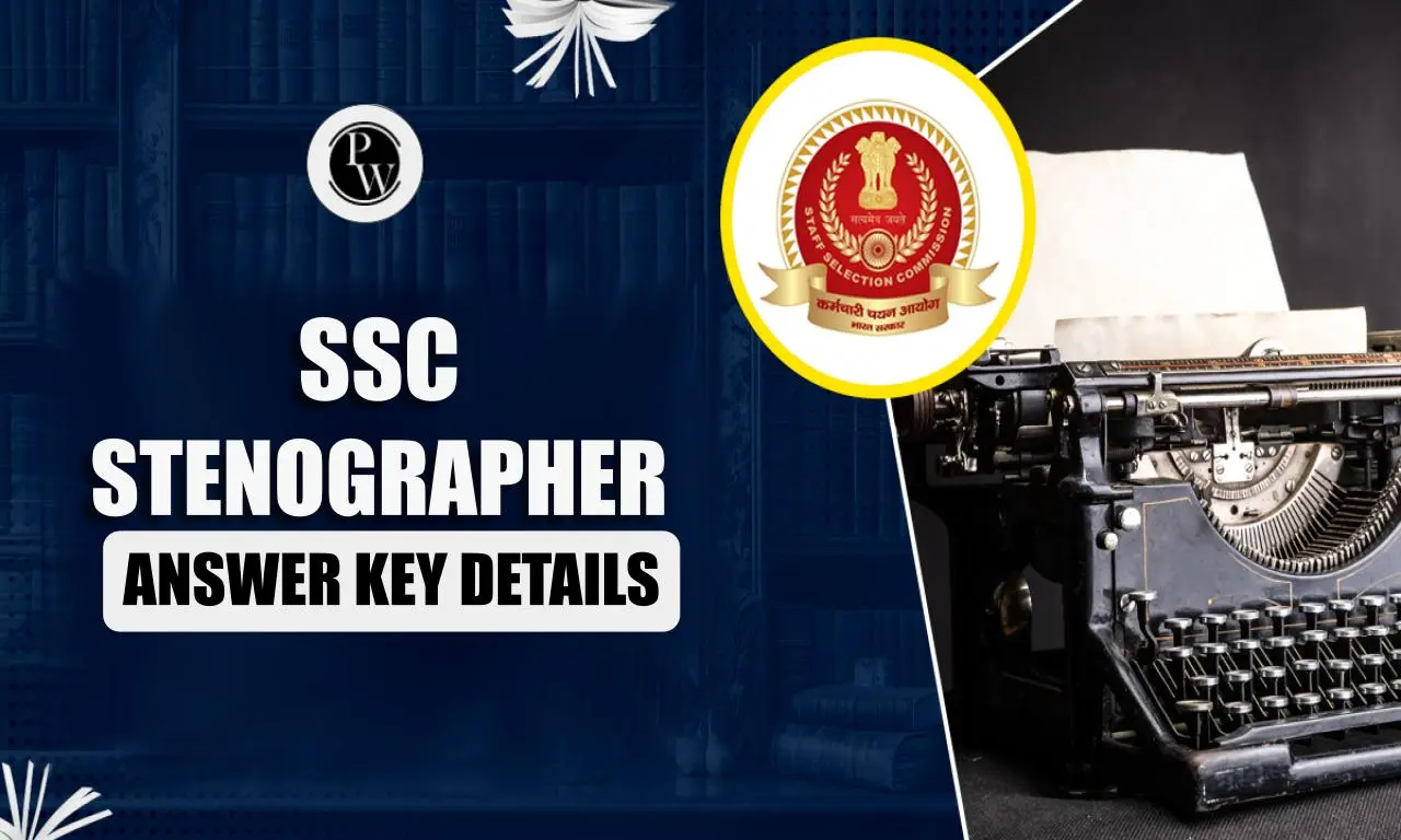 SSC Stenographer Answer Key 2024