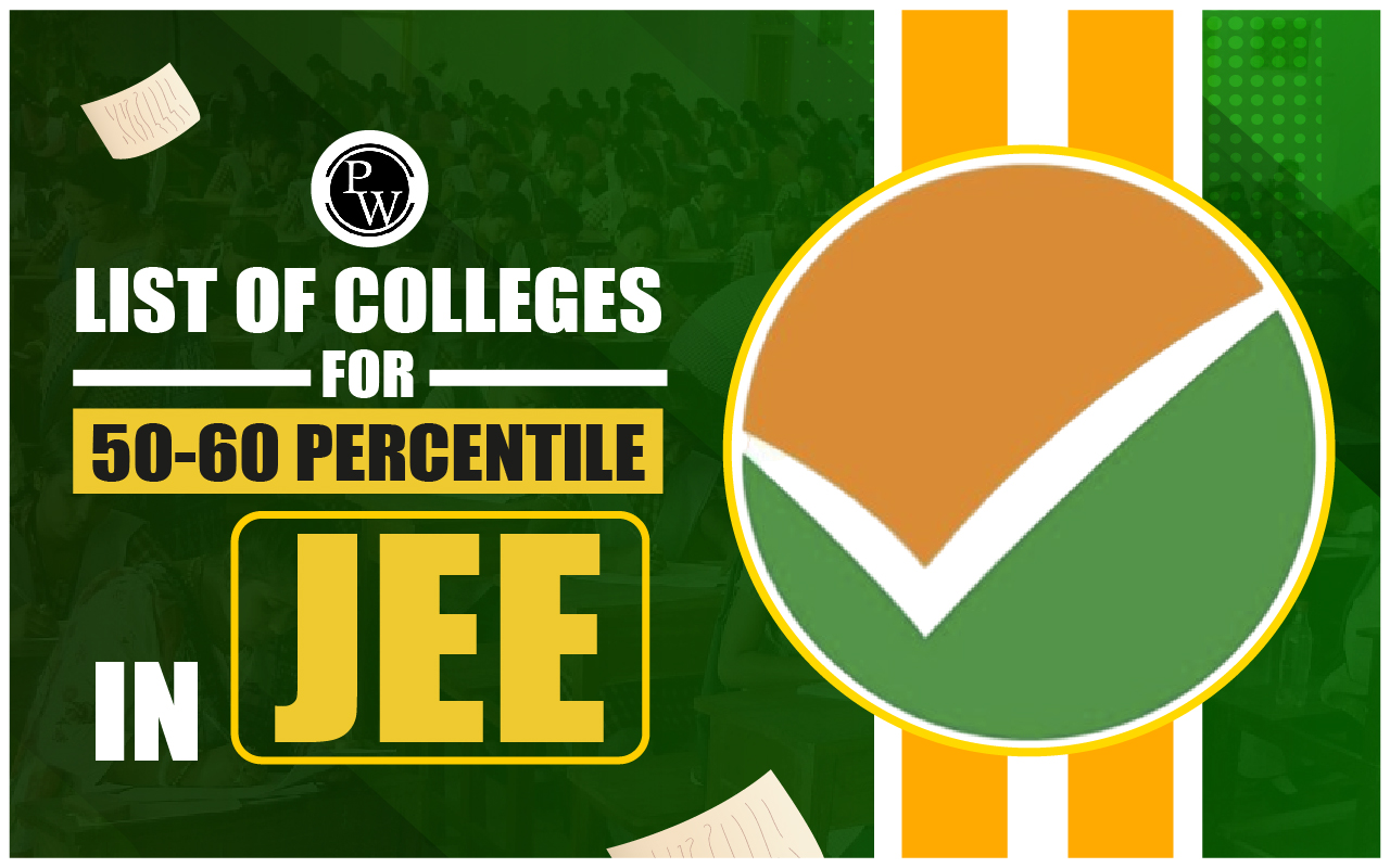 List Of Colleges For 50-60 Percentile In JEE