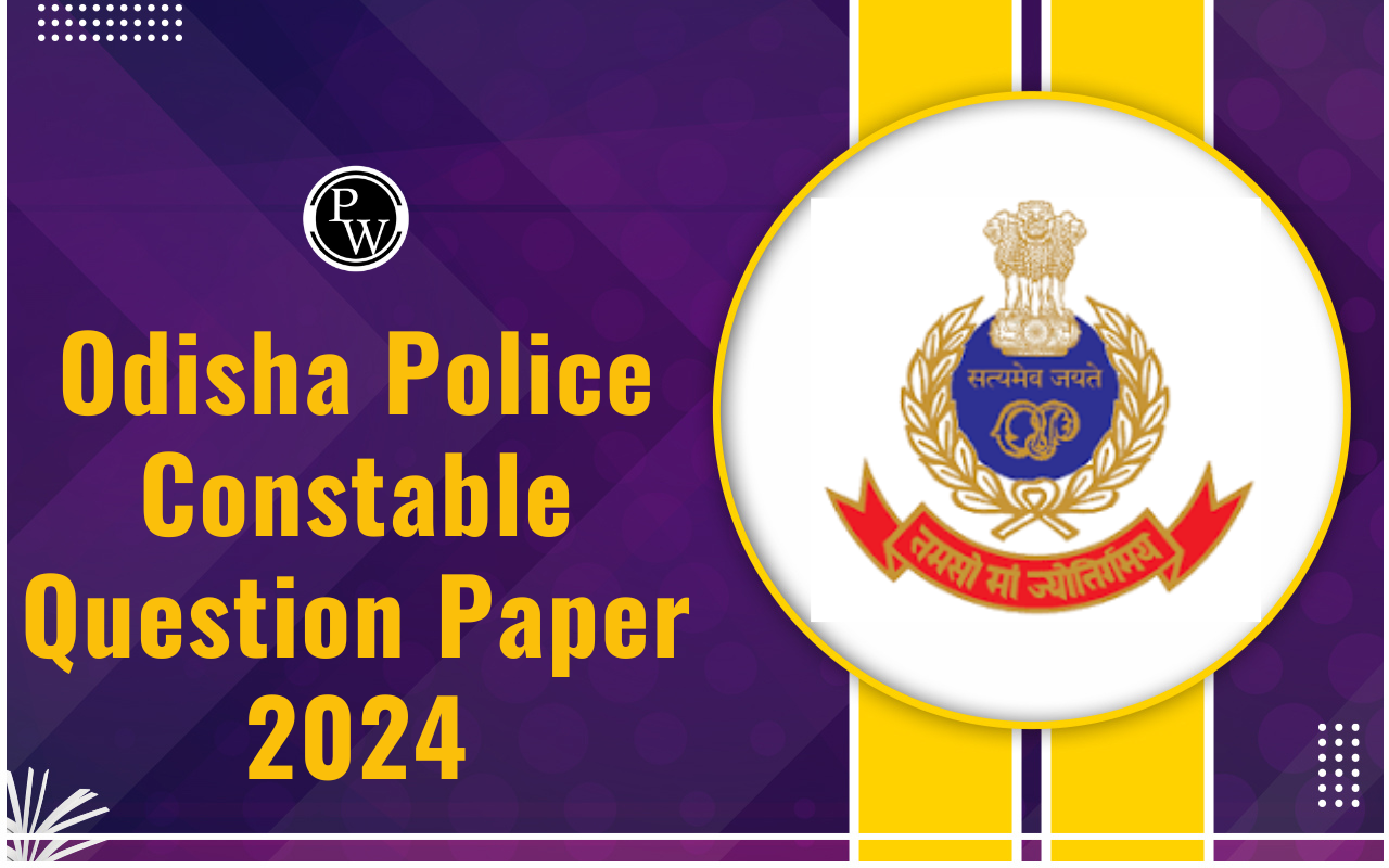 Odisha Police Constable Question Paper 2024