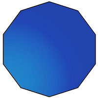 Decagon Shape Image