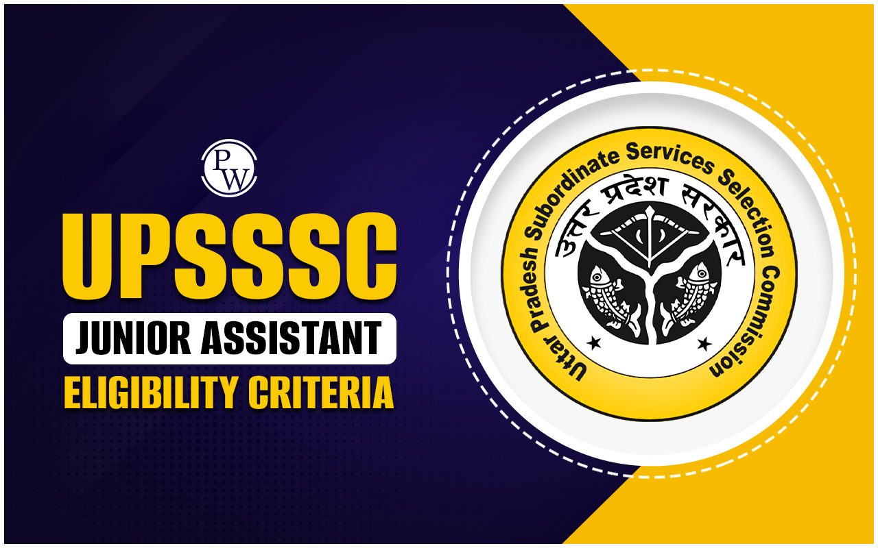 UPSSSC Junior Assistant Eligibility Criteria 2024