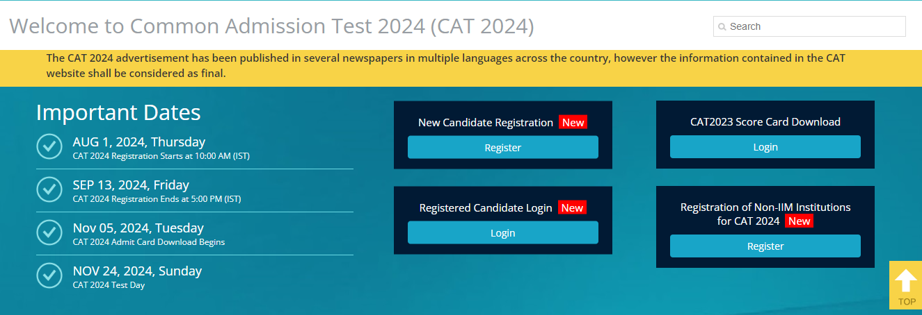 CAT Form Correction