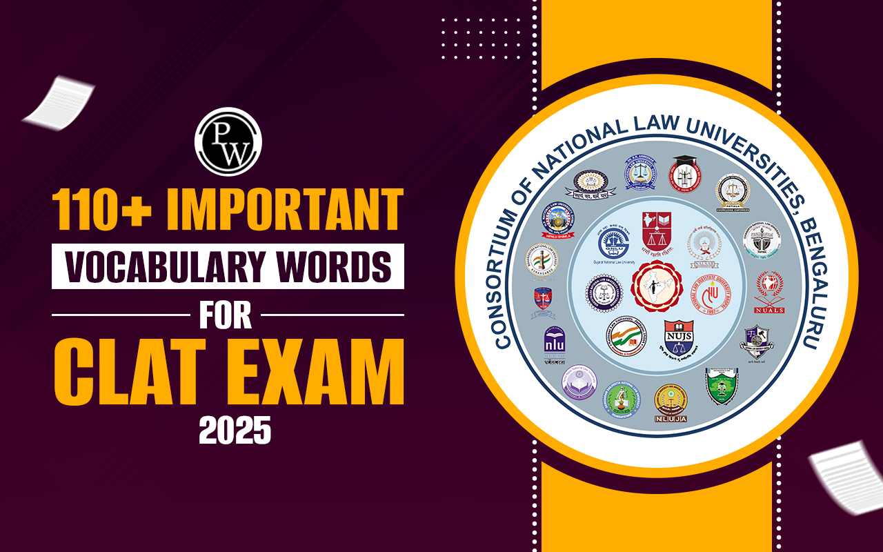 110+ Important Vocabulary Words for CLAT Exam 2025