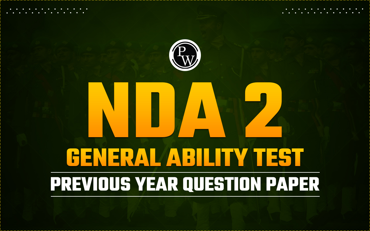 NDA 2 General Ability Test Previous Year Question Paper