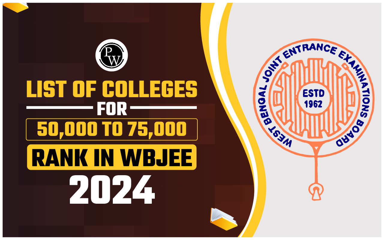 List of Colleges for 50000 to 75000 Rank in WBJEE 2024