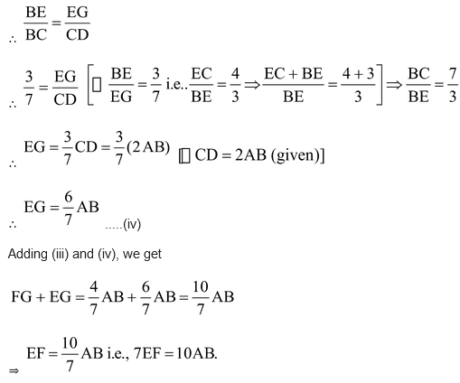 Basic Proportionality Theorem (Thales Theorem)