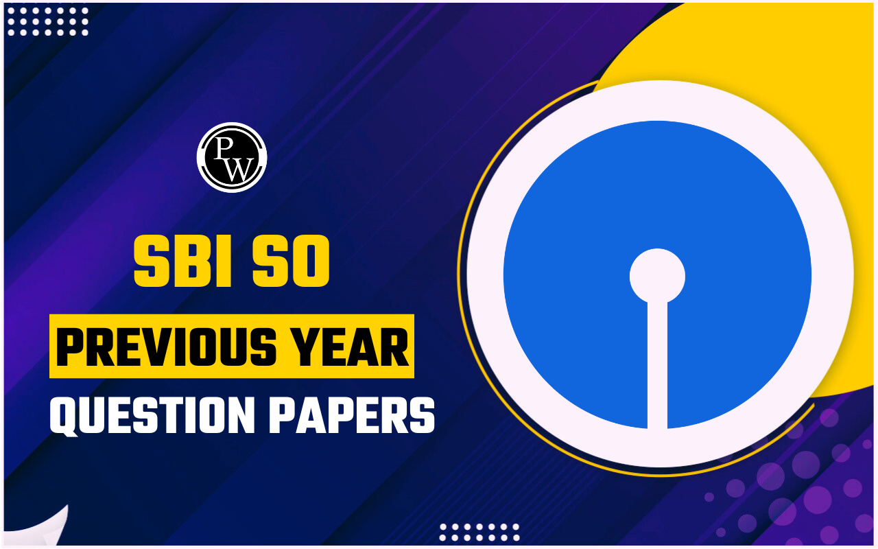 SBI SO Previous Year Question Paper
