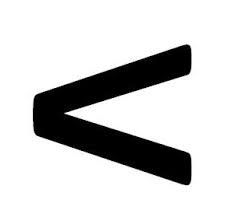 less than symbol