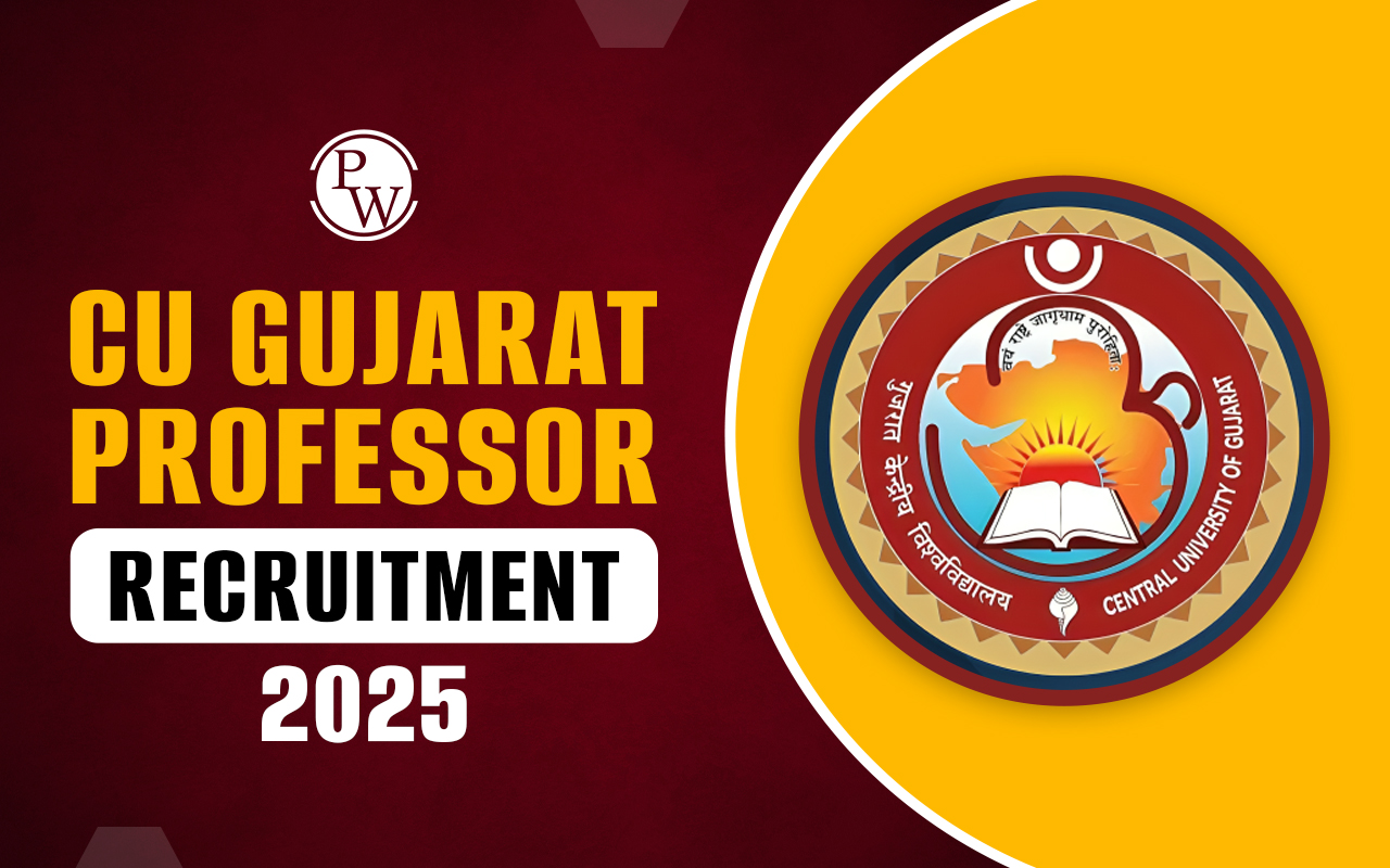 CU Gujarat Professor Recruitment 2025