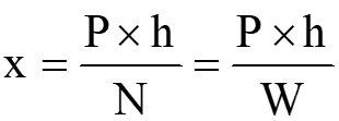 Formula for shift of normal reaction