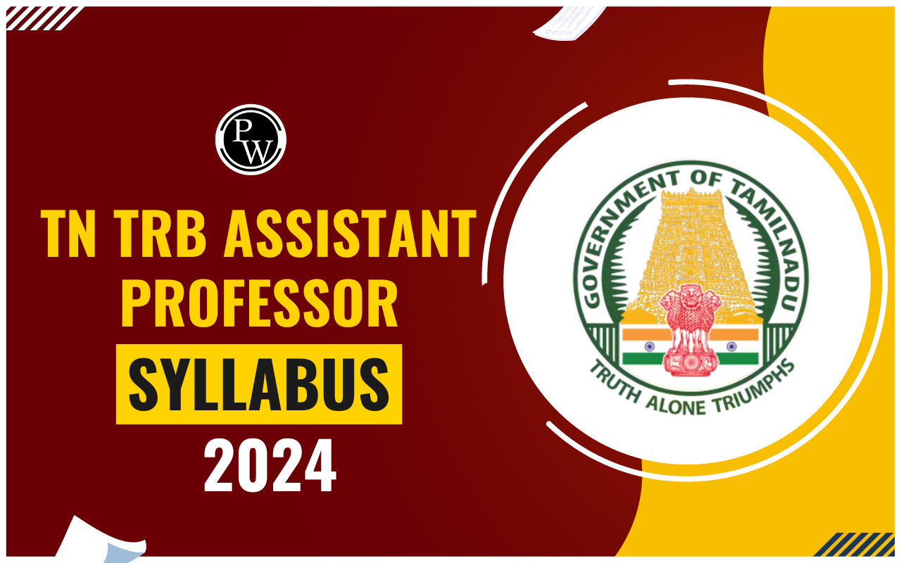 TN TRB Assistant Professor Syllabus 2024