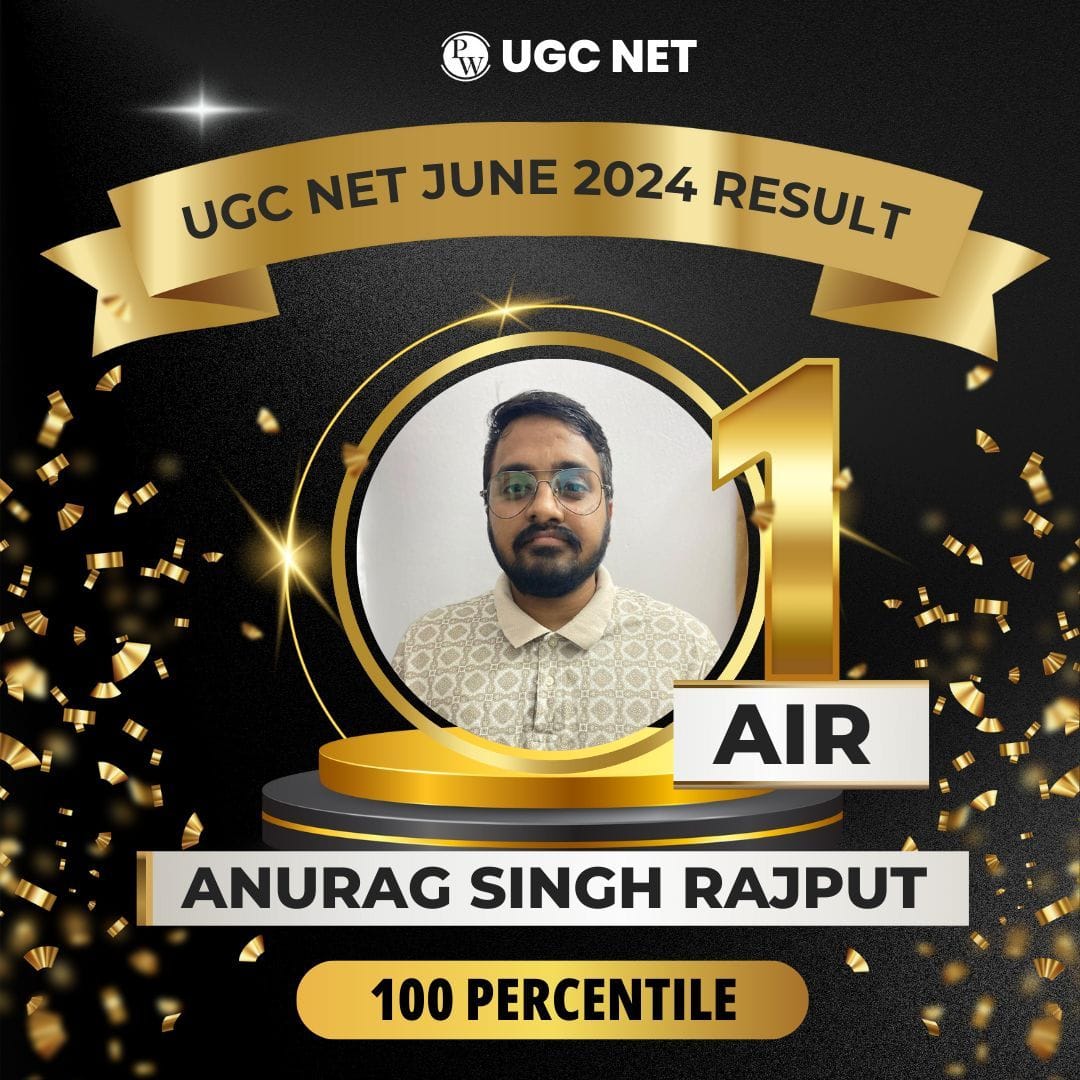 PW UGC NET Topper List June 2024