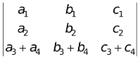 Properties of Determinants