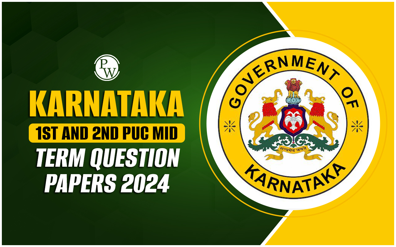 Karnataka 1st and 2nd PUC Mid Term Question Papers 2024