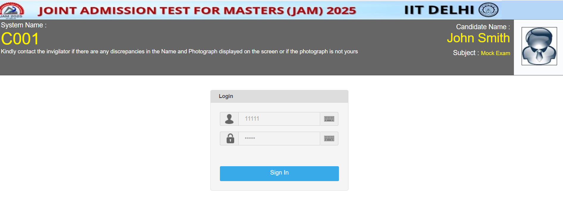 IIT JAM Mathematical Statistics Mock Test 2025