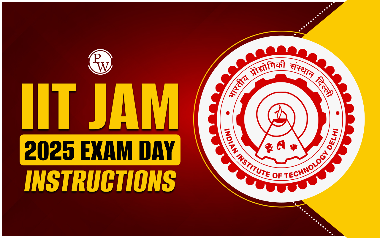 IIT JAM 2025 Exam Day Instructions