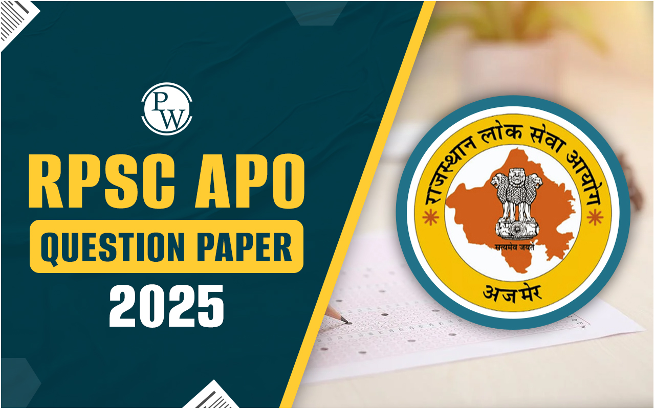 RPSC APO Question Paper 2025
