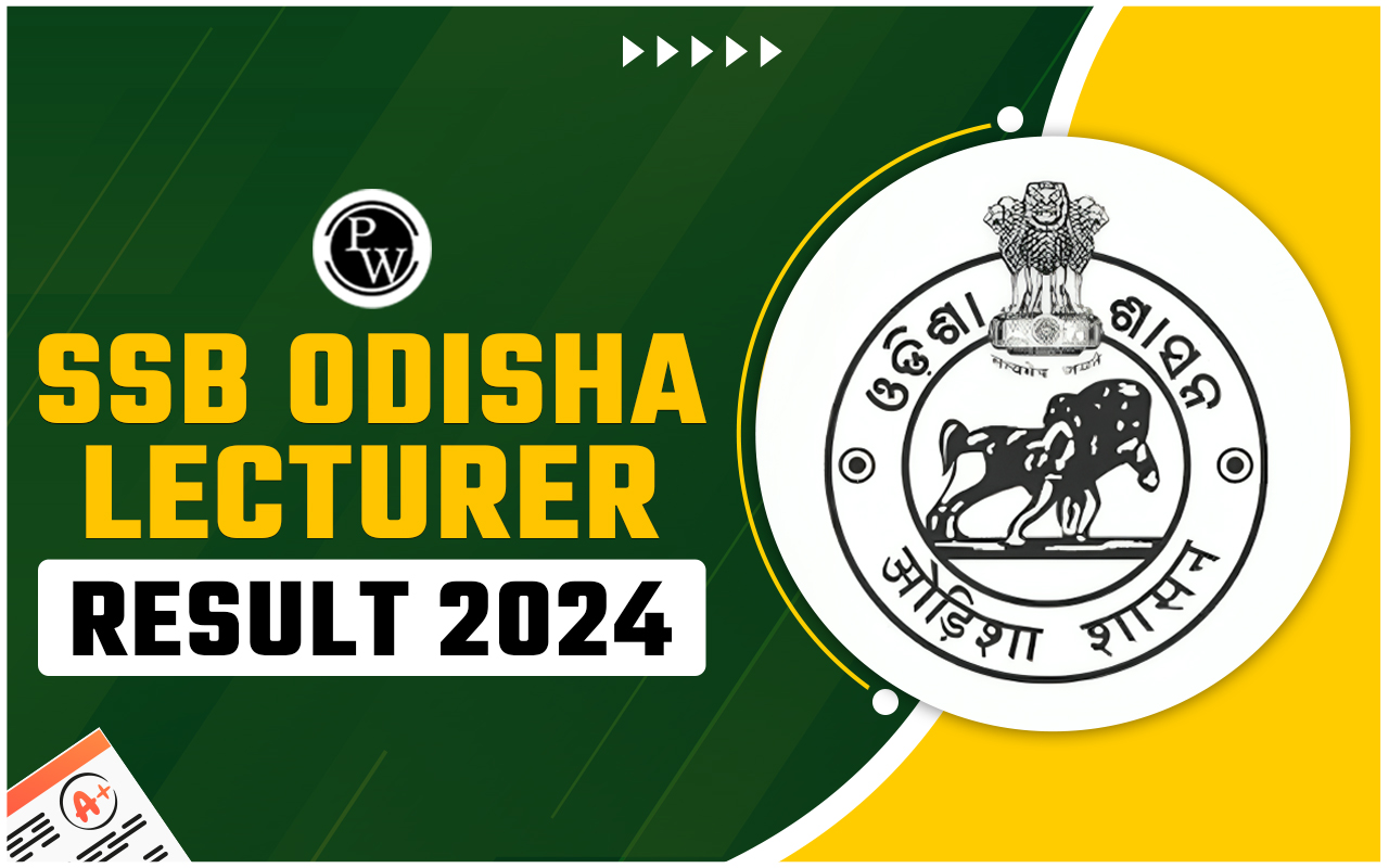 SSB Odisha Lecturer Result 2024