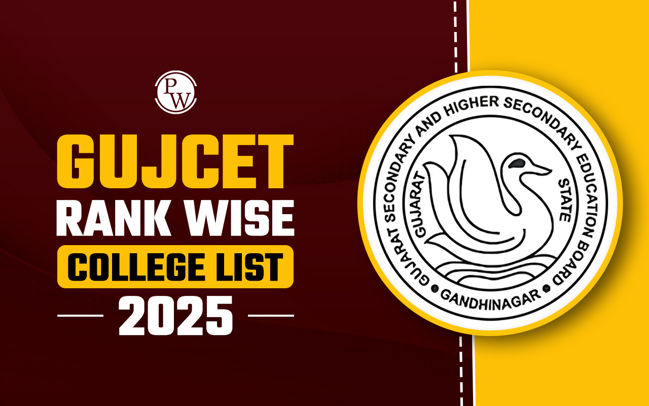 GUJCET Rank Wise College List 2025